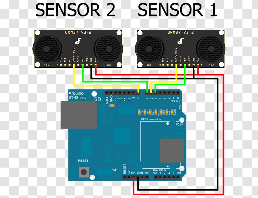 Arduino Sensor Do It Yourself Host ESP8266 - Stepper Motor - Bluetooth Transparent PNG