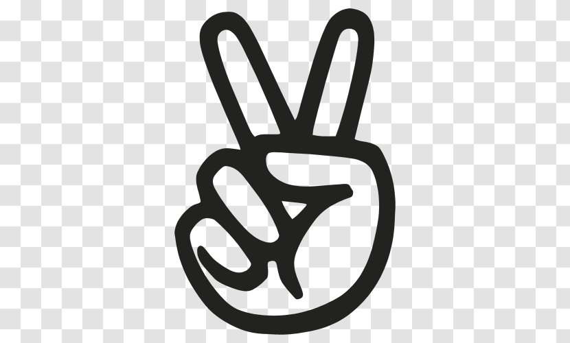 V Sign Peace Symbols Decal Sticker Logo - Area - Symbol Transparent PNG
