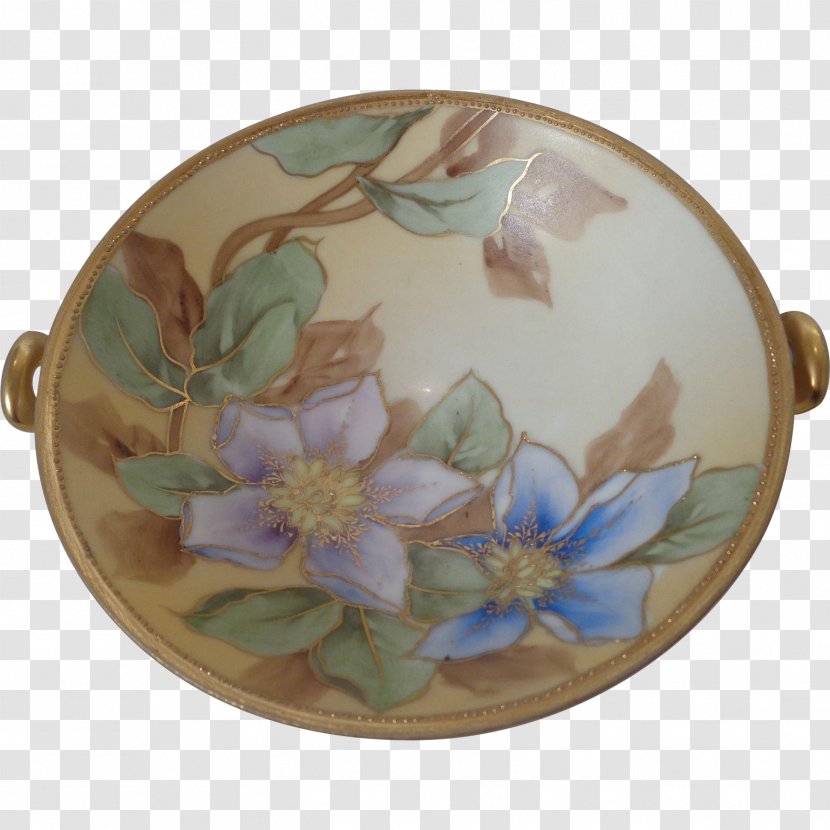 Tableware Platter Ceramic Plate Porcelain - Dinnerware Set - Hand-painted Floral Material Transparent PNG