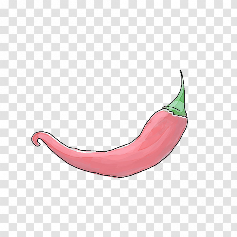 Chili Pepper Nose Plant Lip Mouth Transparent PNG