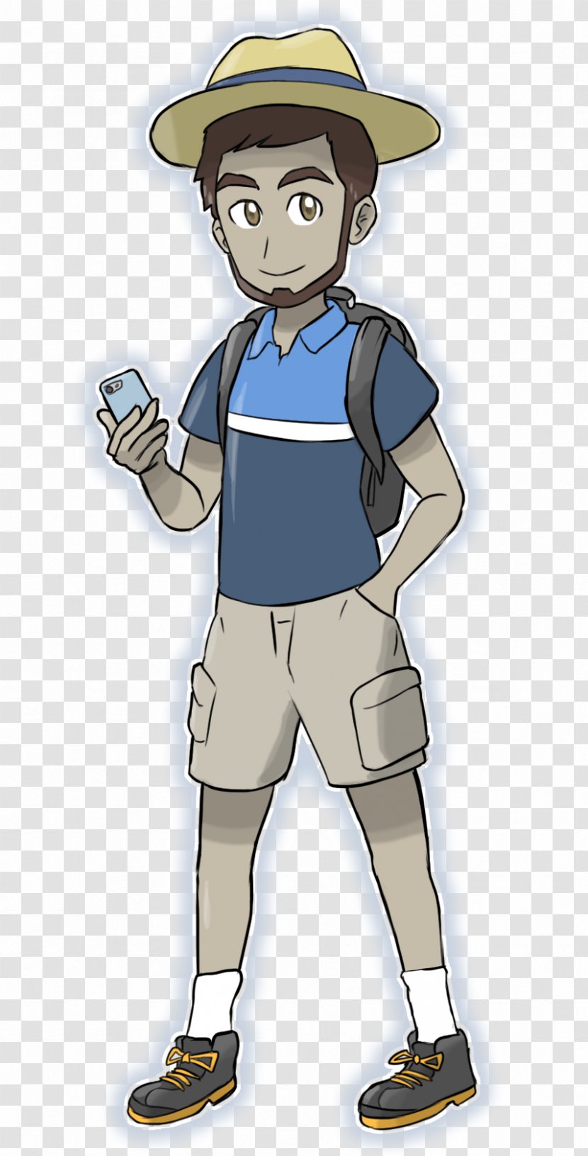 Pokémon GO Red And Blue Character Trainer - Boy - Pokemon Go Transparent PNG