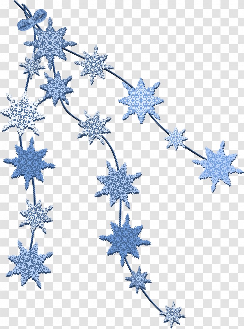 Snowflake Pattern - Snow - Beautiful Blue Transparent PNG