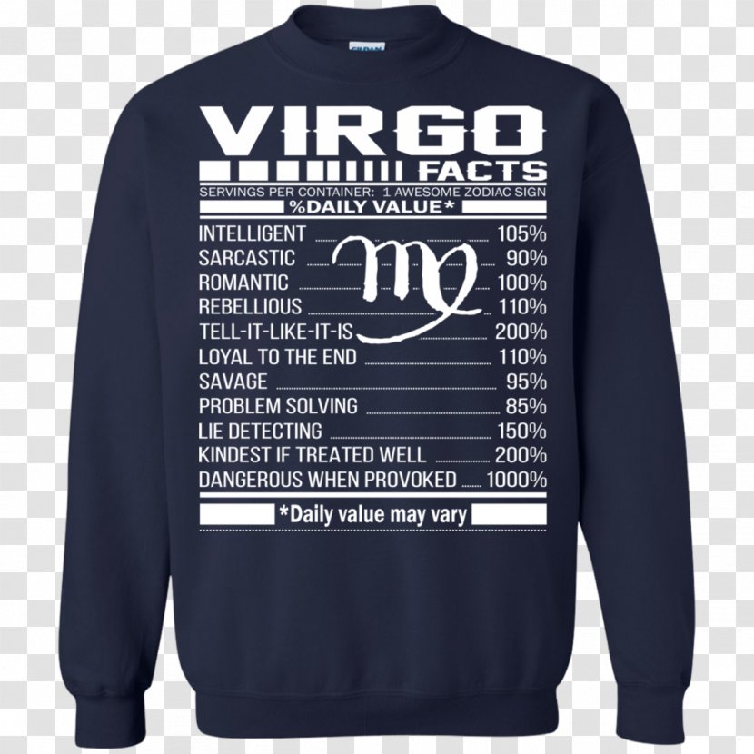 Hoodie T-shirt Christmas Jumper Sweater Bluza - Virgo Zodiac Transparent PNG