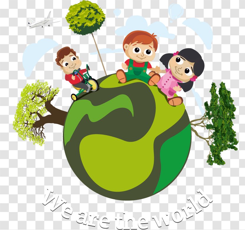 Natural Environment Child Kindergarten - Play - Vector Our Planet Transparent PNG