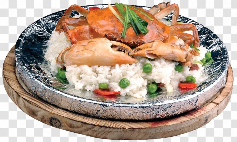 Pattaya Qingdao Thai Cuisine Japanese Seafood - Animal Source Foods - Crab Board Transparent PNG
