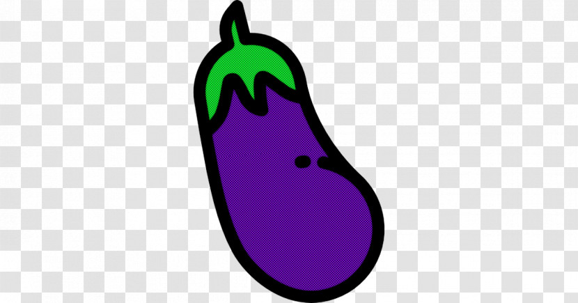 Eggplant Violet Purple Vegetable Footwear Transparent PNG