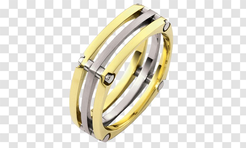 Wedding Ring Silver Gold Transparent PNG