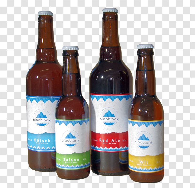 Beer Bottle Pale Ale Kölsch Saison - Alcoholic Beverage Transparent PNG