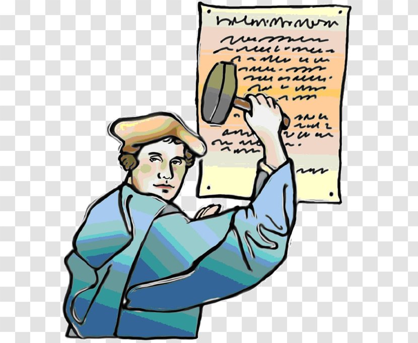 Counter-Reformation Martin Luther Ninety-five Theses Wittenberg - Area Transparent PNG