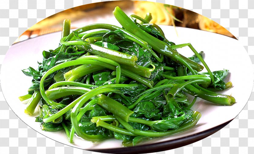 Water Spinach Chinese Cuisine Namul Kraków - Vegetable Transparent PNG