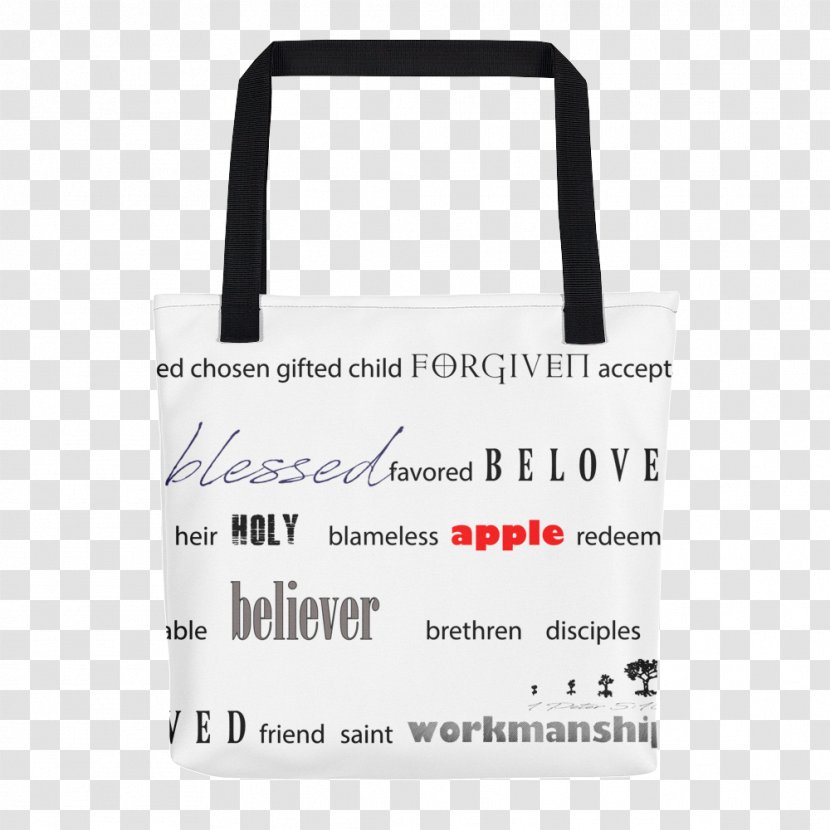 Tote Bag Brand Font Transparent PNG