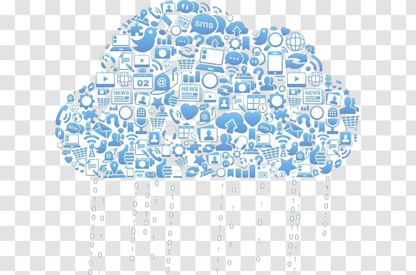 Cloud Computing Web Hosting Service Internet - Heart Transparent PNG
