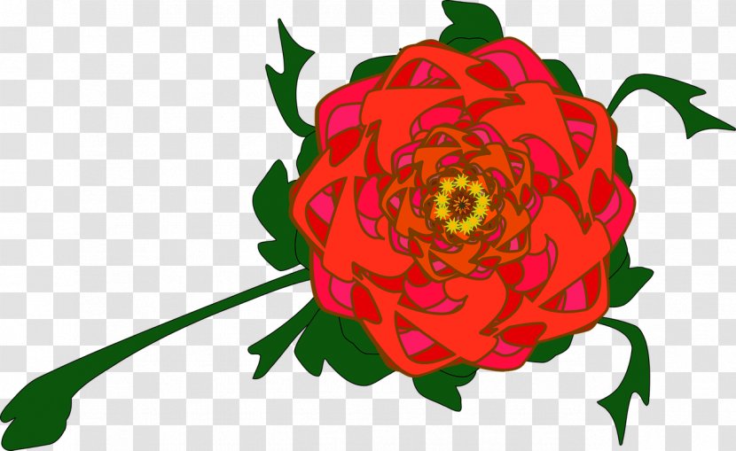 Garden Roses Floral Design Red Flower Clip Art - Flora Transparent PNG