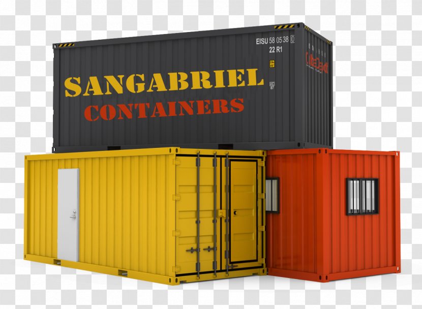 Shipping Container Intermodal Cargo Freight Transport - Dhl Express - Ship Transparent PNG