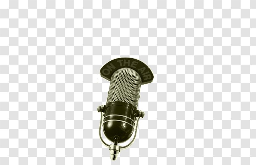 Microphone YouTube Radio Broadcasting - Audio - Gold Transparent PNG