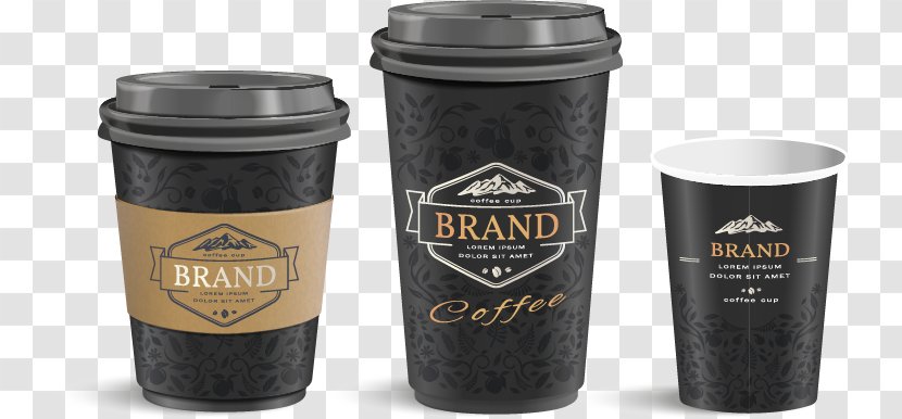 Coffee Cup Cafe Take-out - Pint Us - Mug Packaging Transparent PNG
