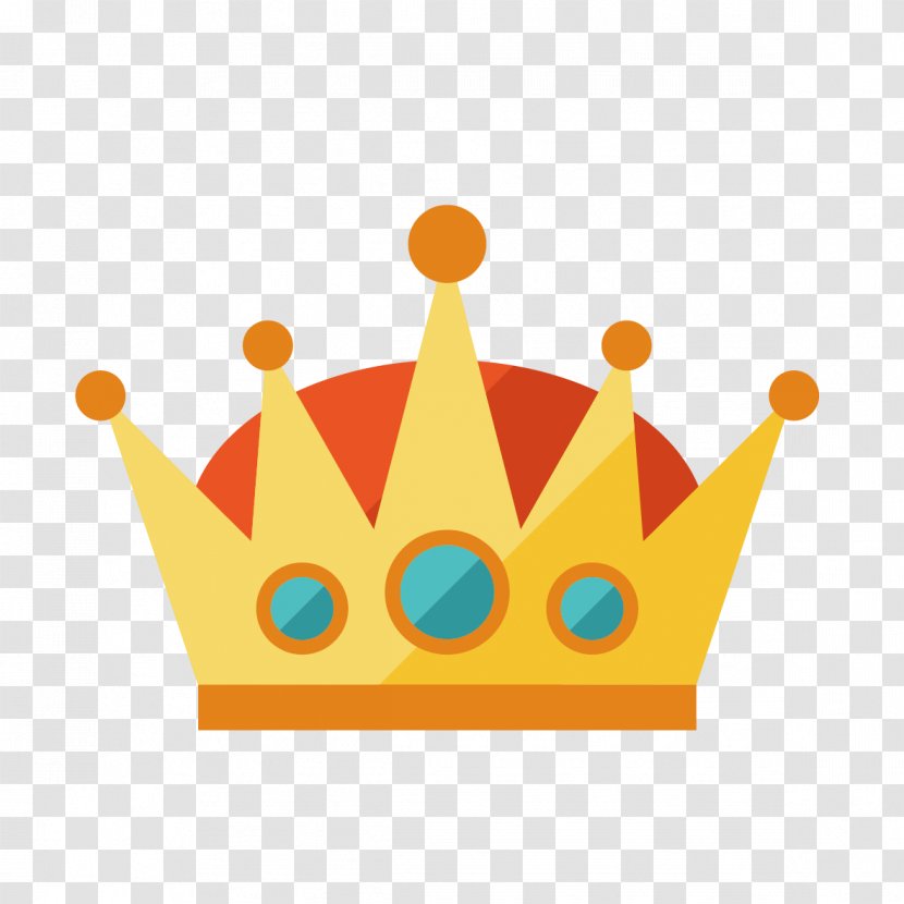 Award Flat Design - Royalty Free - Golden Crown Transparent PNG