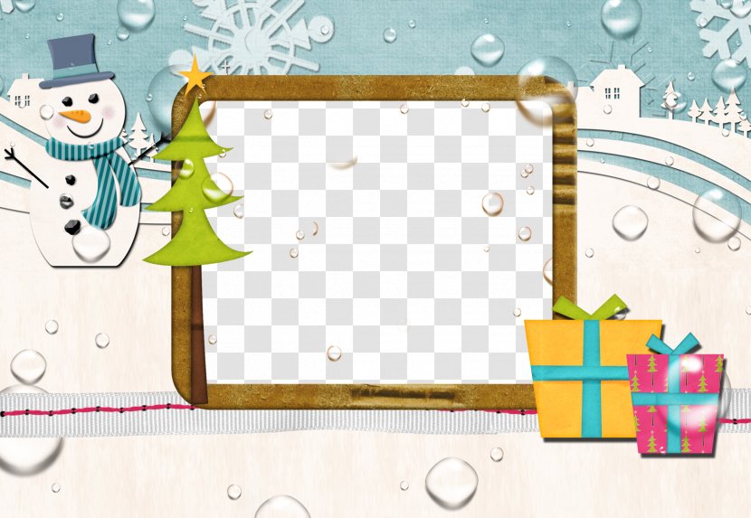 Cartoon Photography Poster Illustration - Text - Winter Pattern Photo Album Templates Transparent PNG