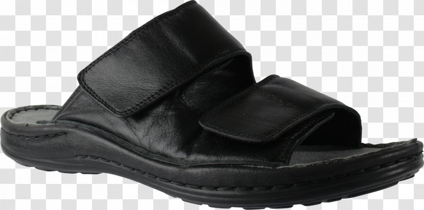 Slipper Sandal Slip-on Shoe Crocs - Black Transparent PNG