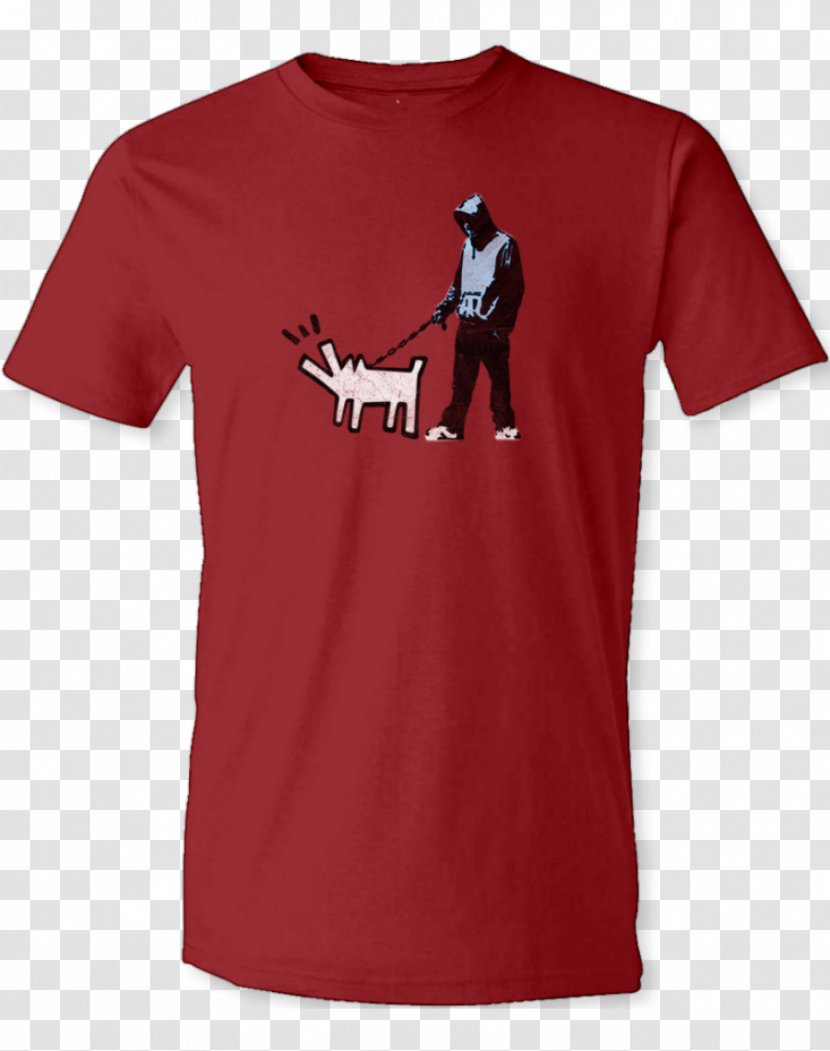 Printed T-shirt Polo Shirt Top - Sleeve - Keith Haring Transparent PNG