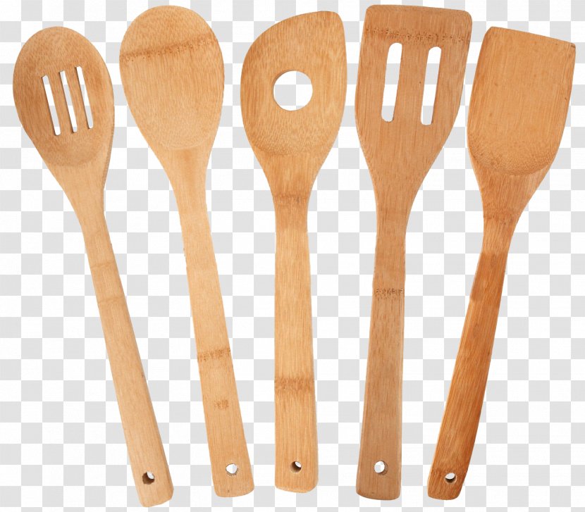 Kitchen Utensil Bamboo Spatula Spoon Ladle - Cooking Tools Transparent Images Transparent PNG