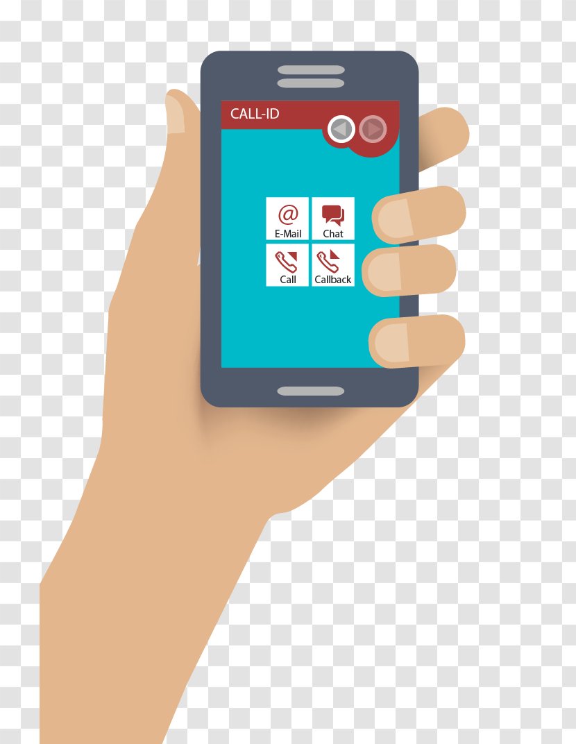 Smartphone Thumb Cellular Network - Telephone Transparent PNG