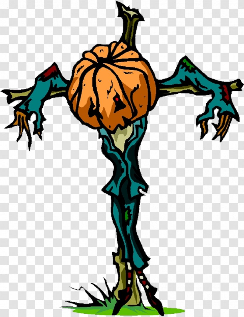 Cartoon Pumpkin Clip Art - Royalty Payment - Scarecrows Cliparts Transparent PNG