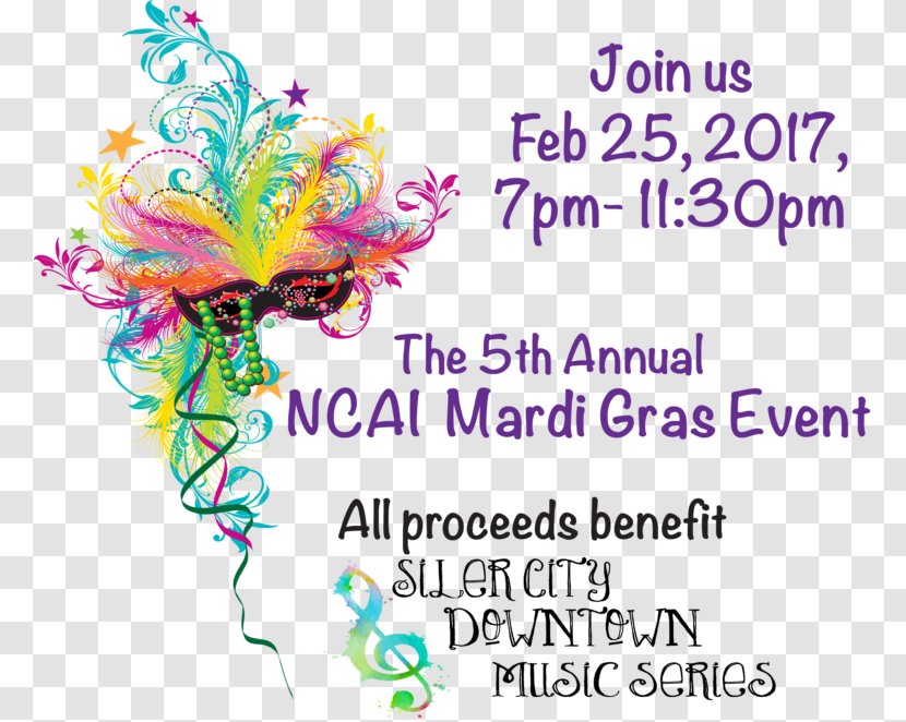 Flower Line Mardi Gras Clip Art Transparent PNG