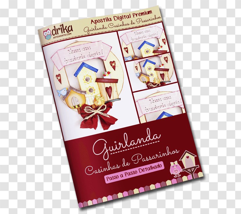 Handicraft Garland Blog Little Owl Child - Casinha Transparent PNG