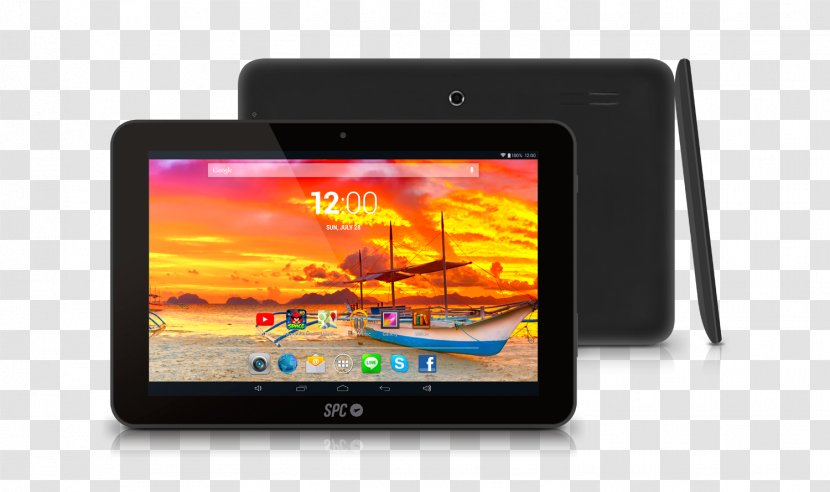 SPC Tablet 10.1 Inches Dark Glow Octa Core 1.8 IPS Android Spc Tablet- Multi-core Processor Computer - Glee 101 Transparent PNG