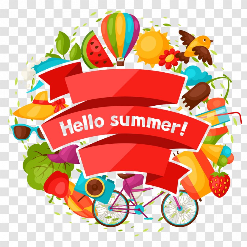 Summer Photography Illustration - Royaltyfree - Hello Creative Slogan Transparent PNG