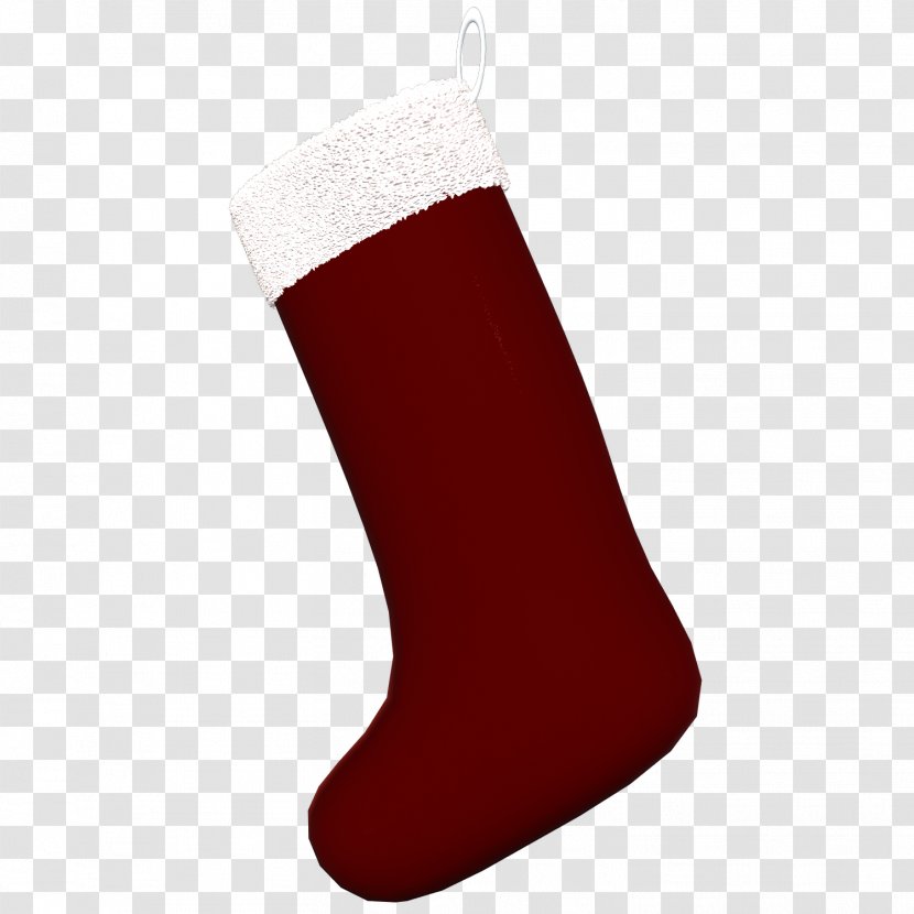 Christmas Stockings Maroon Transparent PNG