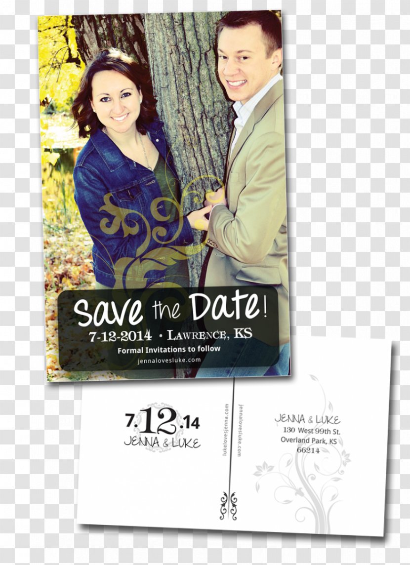Poster Brand - Save The Date Invitation Transparent PNG