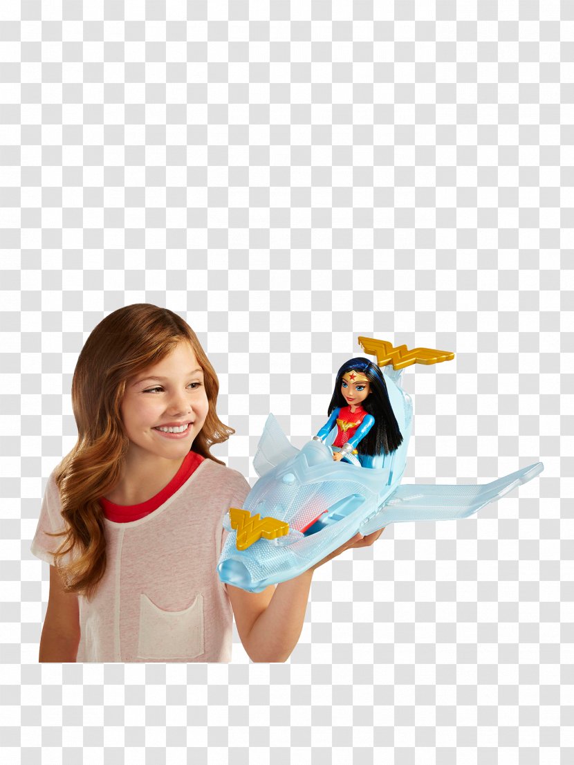 Diana Prince DC Super Hero Girls Invisible Plane Doll Toy - Woman Transparent PNG