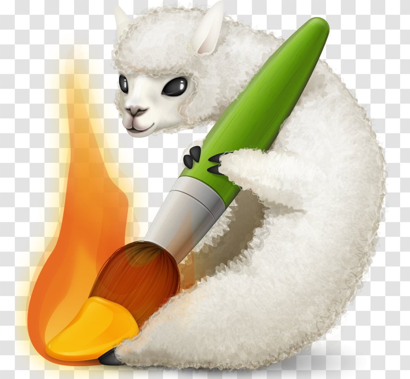 Alpaca - Brush - Paint Transparent PNG