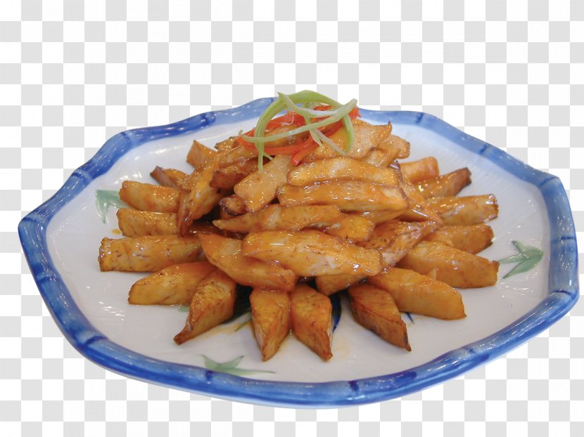 Potato Wedges Mapo Doufu Recipe Hunan Cuisine Taro - Food - A Fire Flavor Transparent PNG