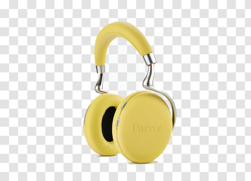 Noise-cancelling Headphones Bluetooth Headset Wireless - Audio - Simple Yellow Transparent PNG