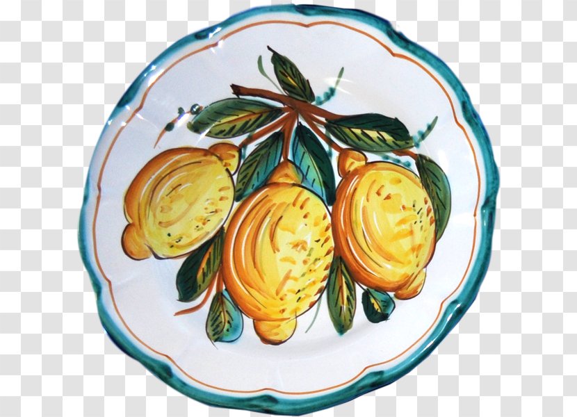 Plate Mukimono Dish Ceramic Fruit - Vietri Sul Mare Transparent PNG