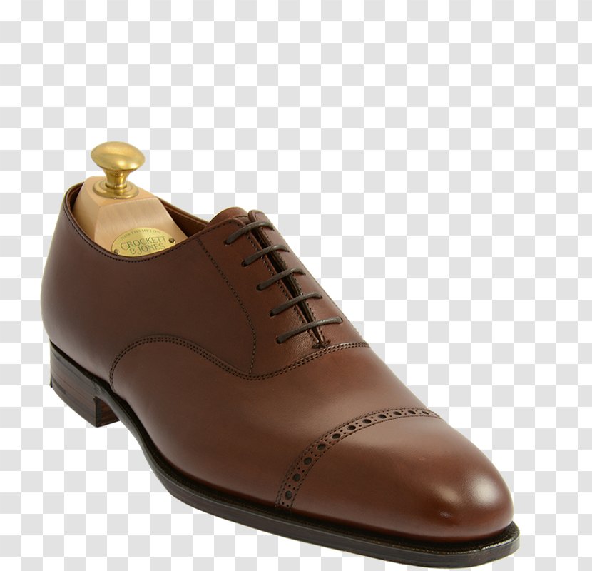 Crockett & Jones Oxford Shoe Dress Suede - Grafford Skor - Chestnut Transparent PNG