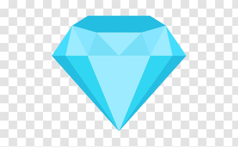 Diamond Background - Turquoise - Symmetry Triangle Transparent PNG