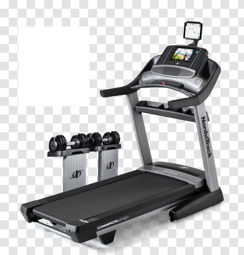 NordicTrack Commercial 2450 1750 Treadmill IFit - Aerobic Exercise - Physical Fitness Transparent PNG