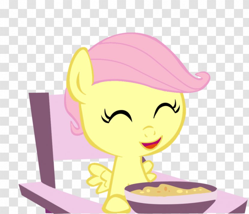 Fluttershy Rainbow Dash Image Illustration Pony - Cartoon - Lunch Time Transparent PNG