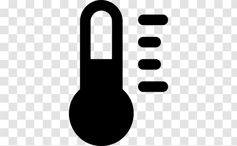 Black And White Symbol Temperature Measurement - Thermometer Transparent PNG