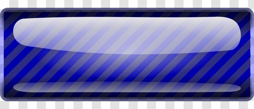 Button Clip Art - Electric Blue - Baner Transparent PNG