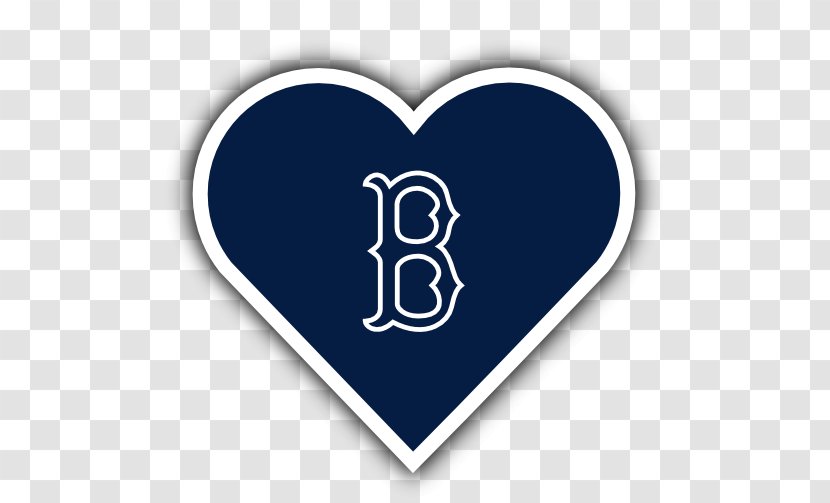 Logo Brand Boston Red Sox - Electric Blue - Heart Transparent PNG