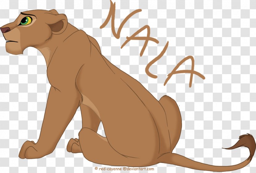 Nala Simba Lion YouTube Art - Big Cats - King Transparent PNG