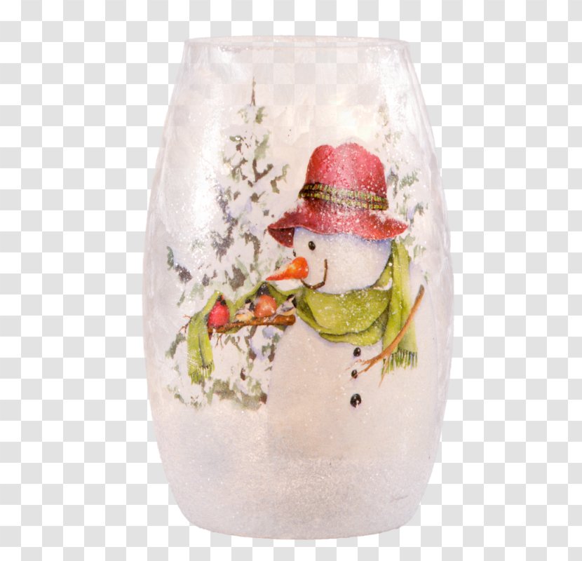 Table-glass Ceramic Porcelain Vase - Oval - Christmas Atmosphere Transparent PNG