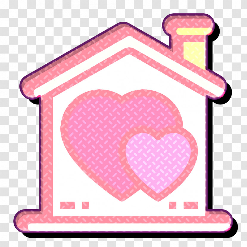 Home Icon Heart Icon Shelter Icon Transparent PNG