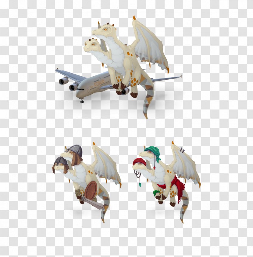 AR Dragons Video Game Airplane Fantasy - Unity Transparent PNG