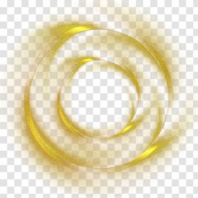 Light - Yellow - Golden Circle Transparent PNG